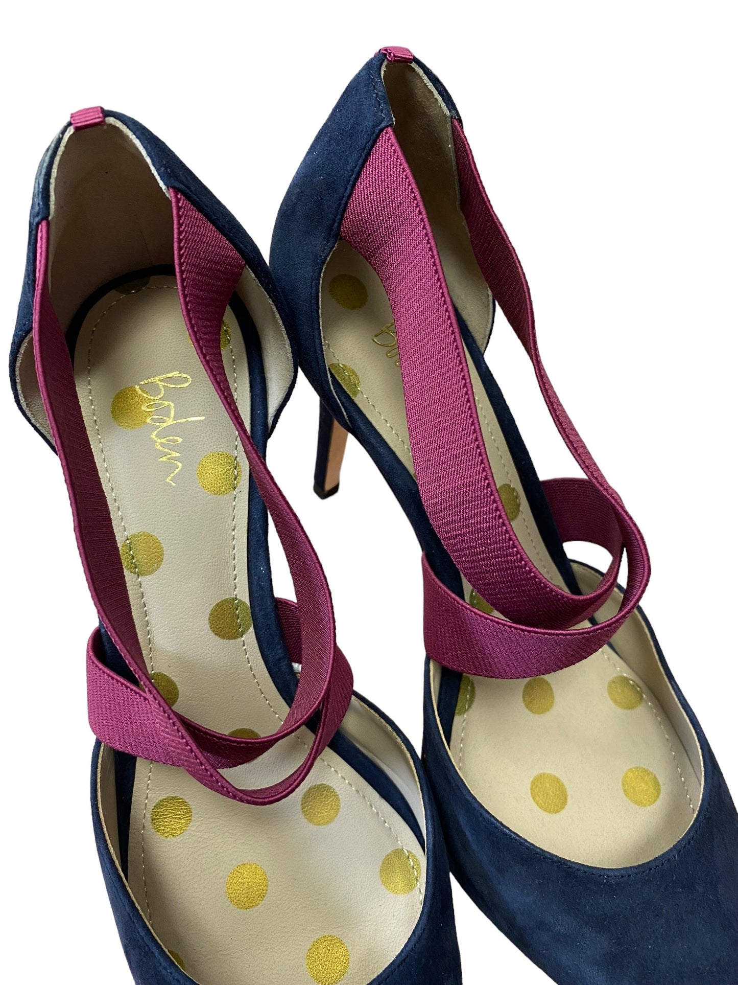 Shoes Heels Kitten By Boden In Navy, Size: 10.5