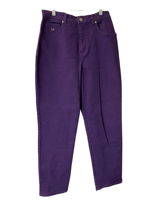 Jeans Straight By Gloria Vanderbilt In Purple, Size: 12