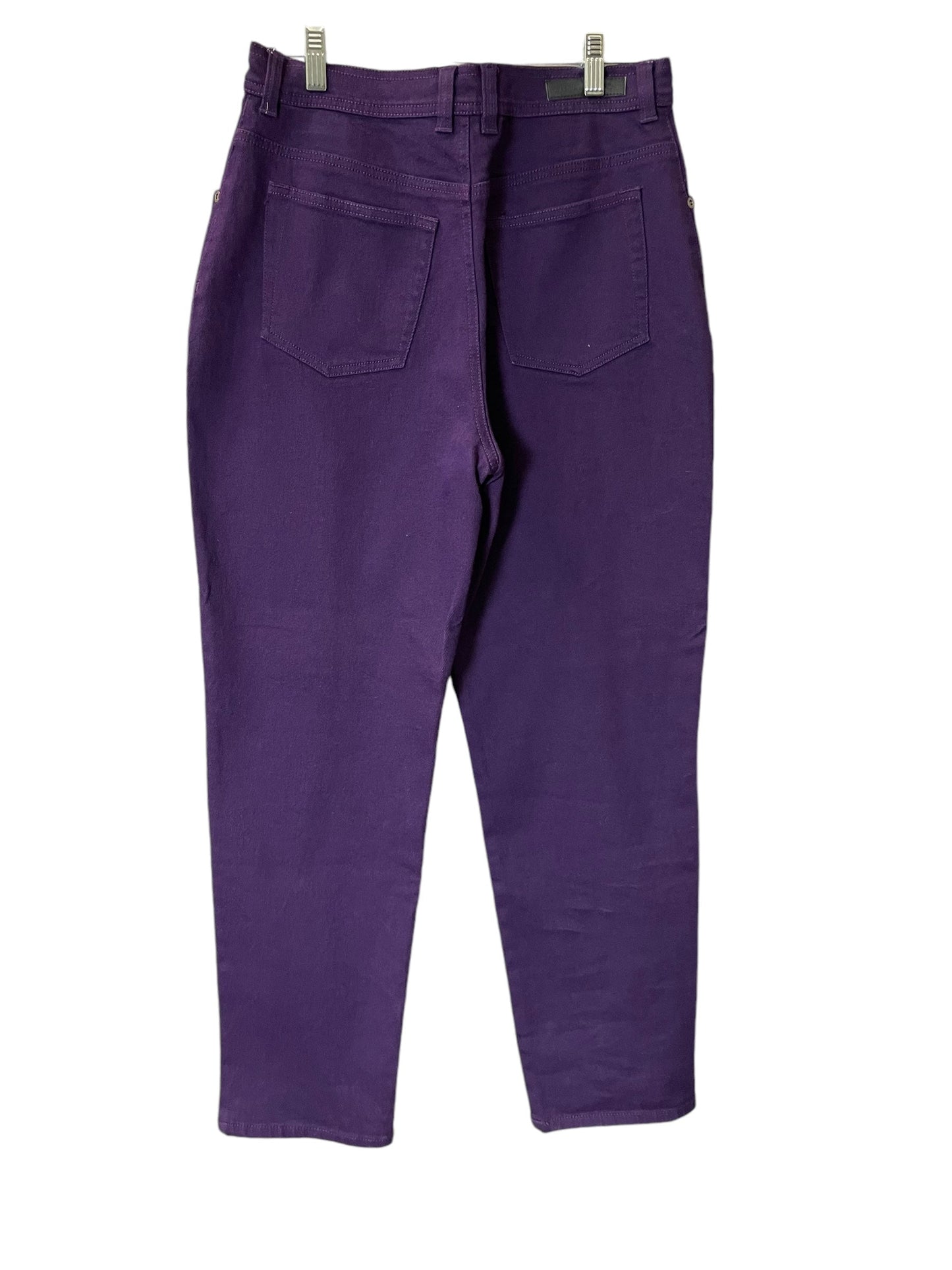 Jeans Straight By Gloria Vanderbilt In Purple, Size: 12