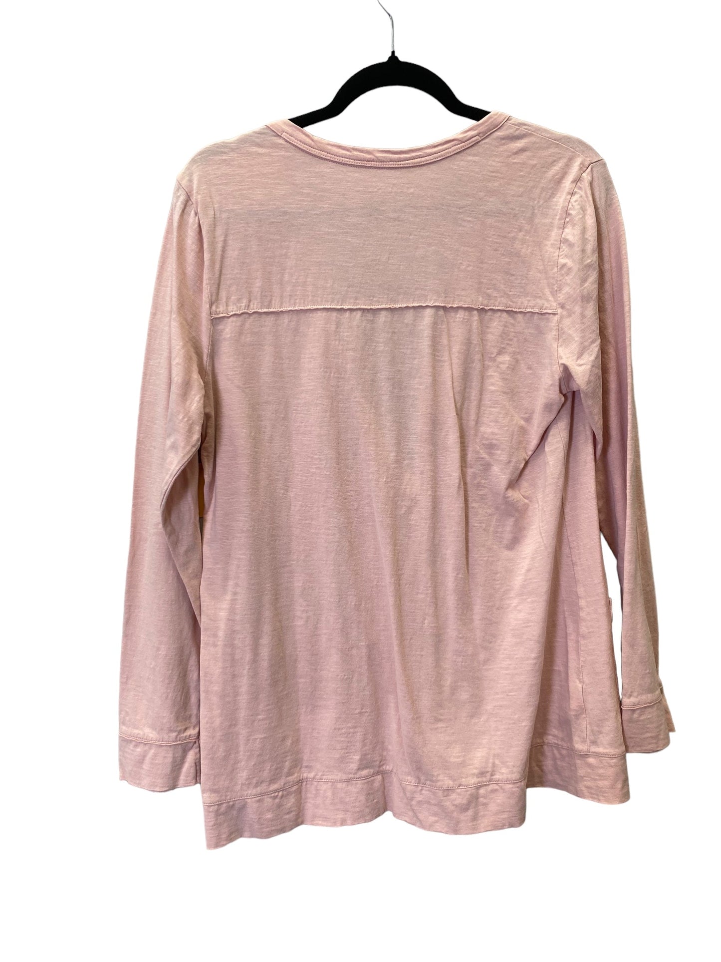 Peach Top Long Sleeve Basic Eddie Bauer, Size M