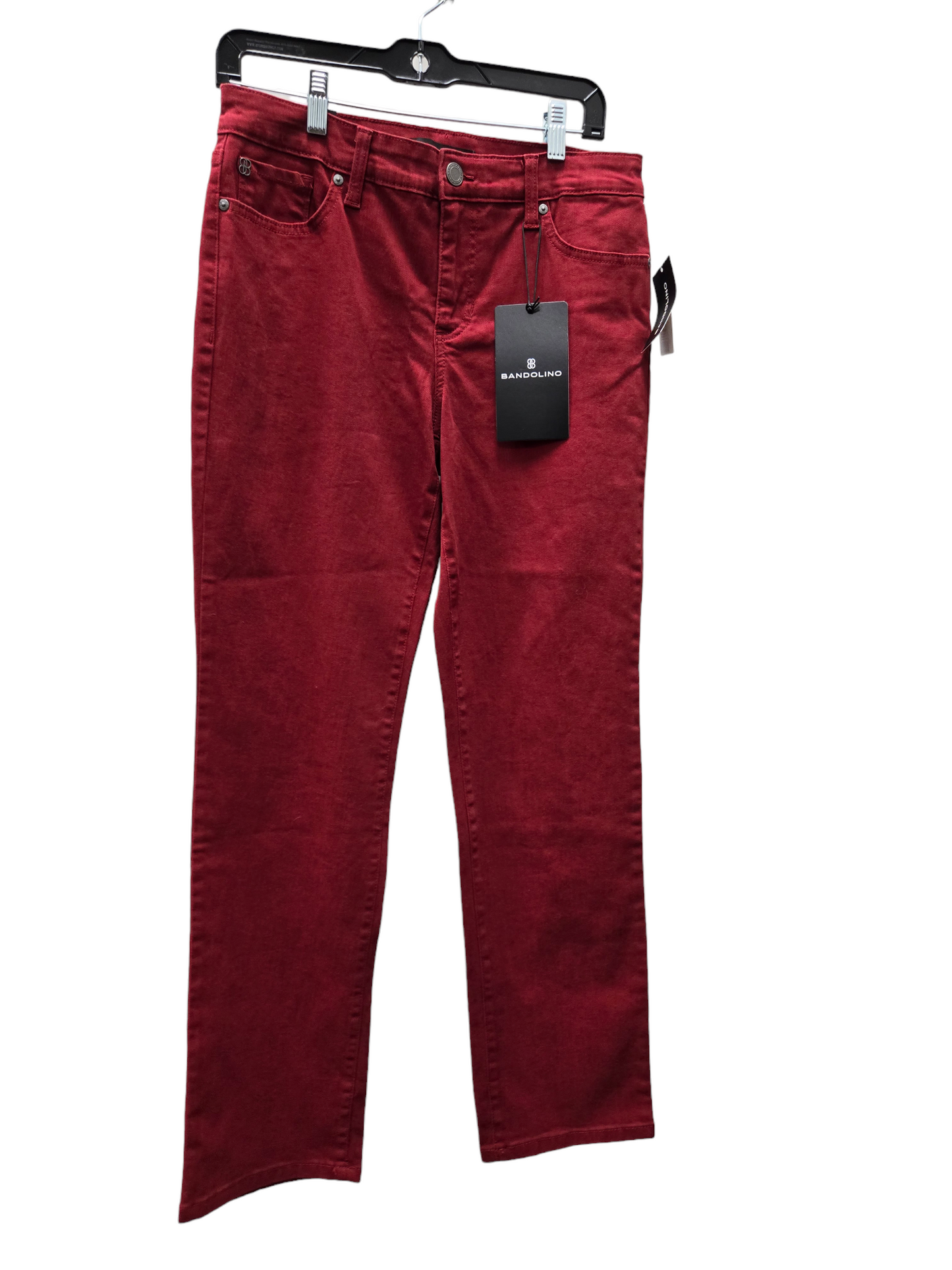 Red Jeans Straight Bandolino, Size 6