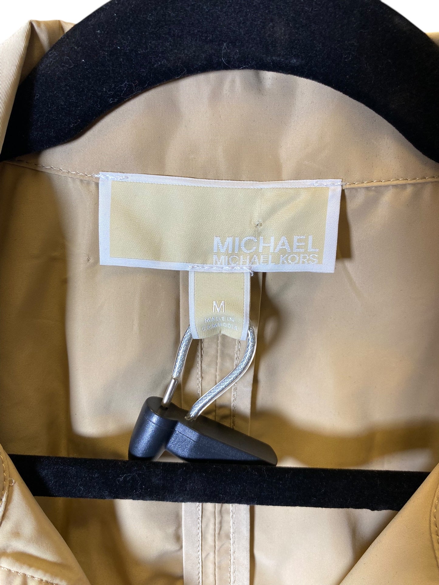 Jacket Designer By Michael Kors In Beige, Size: M