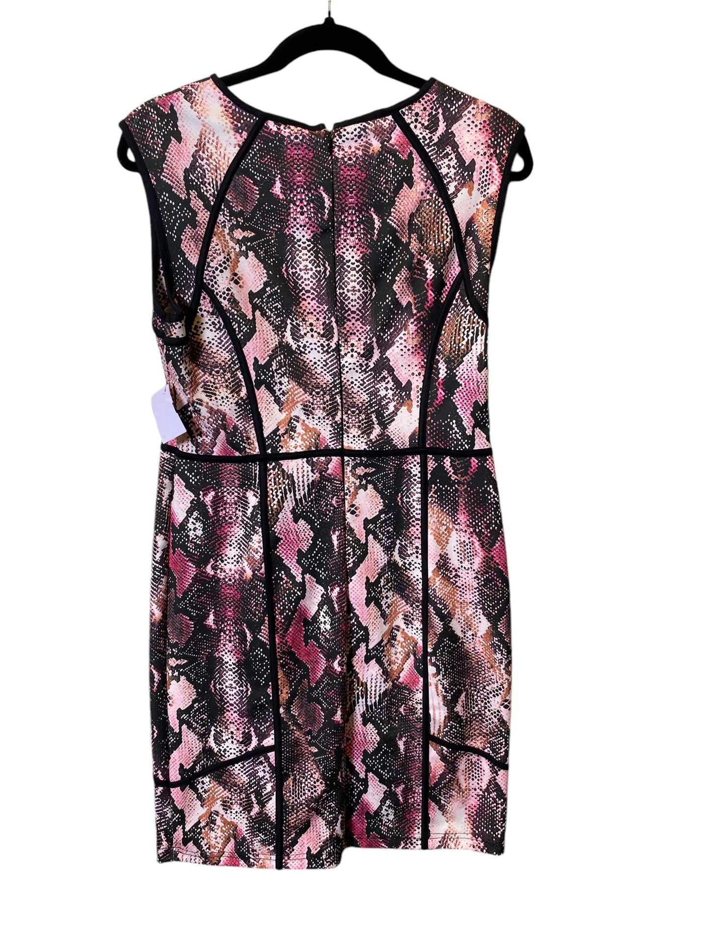 Dress Work By Jennifer Lopez In Snakeskin Print, Size: 12