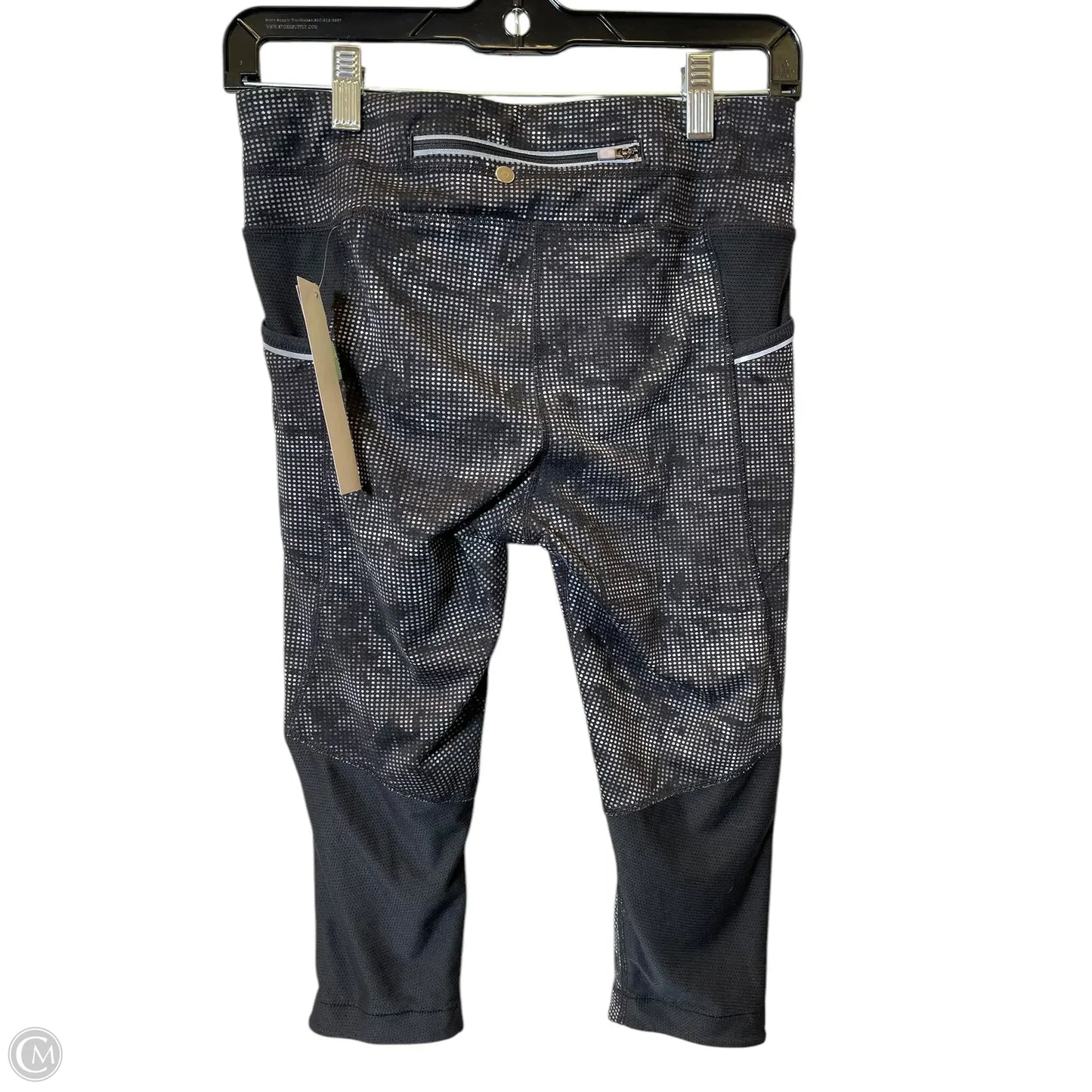 Athletic Capris By Athleta In Black & Grey, Size: S