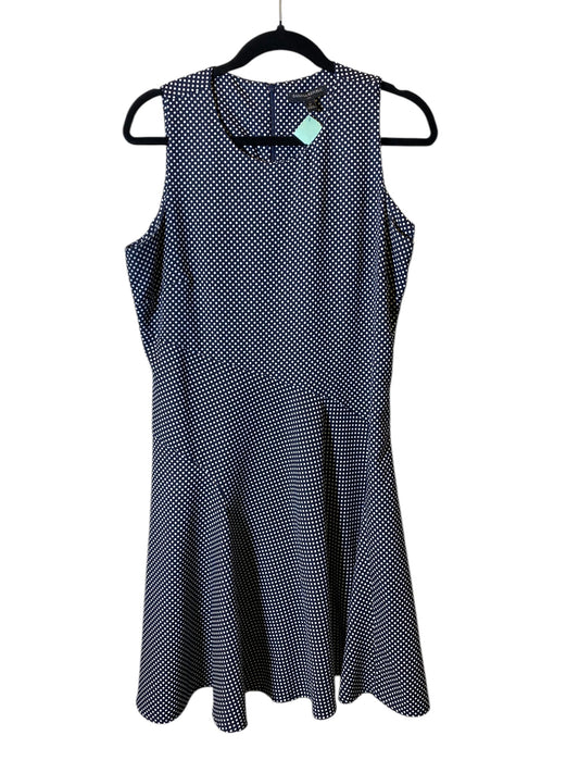 Dress Casual Midi By Banana Republic In Polkadot Pattern, Size: L