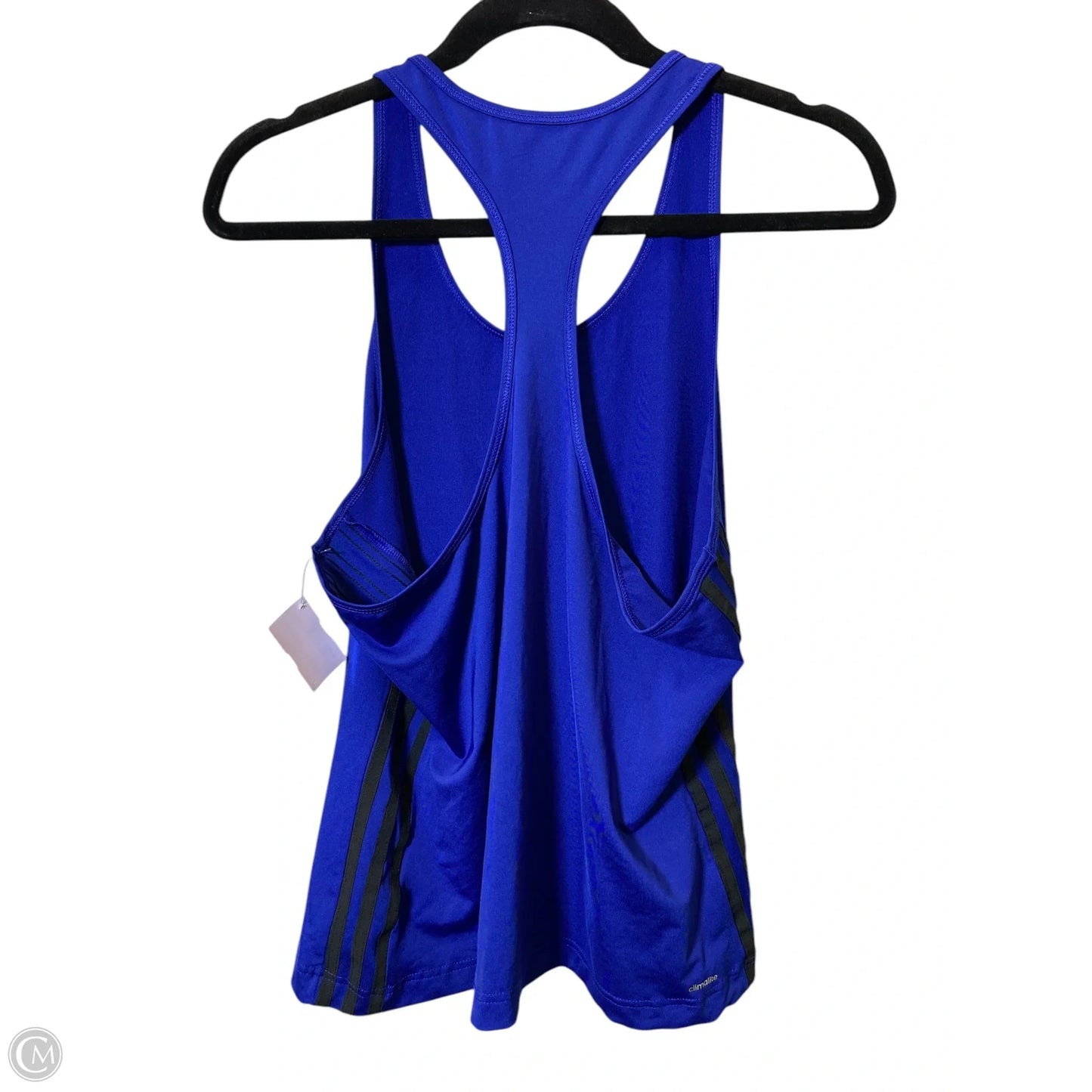 Athletic Tank Top By Adidas In Blue, Size: L