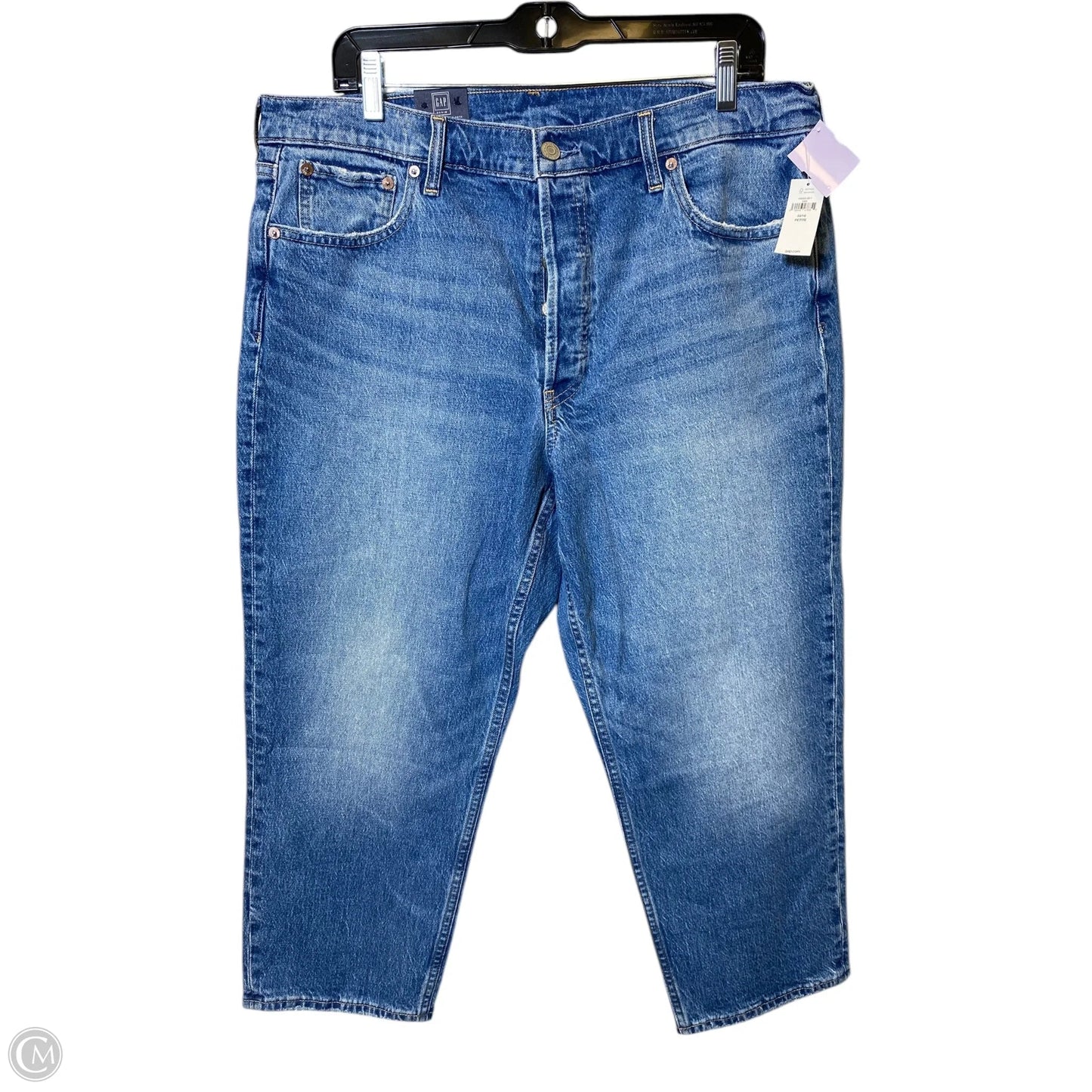 Jeans Straight By Gap In Blue, Size: 16