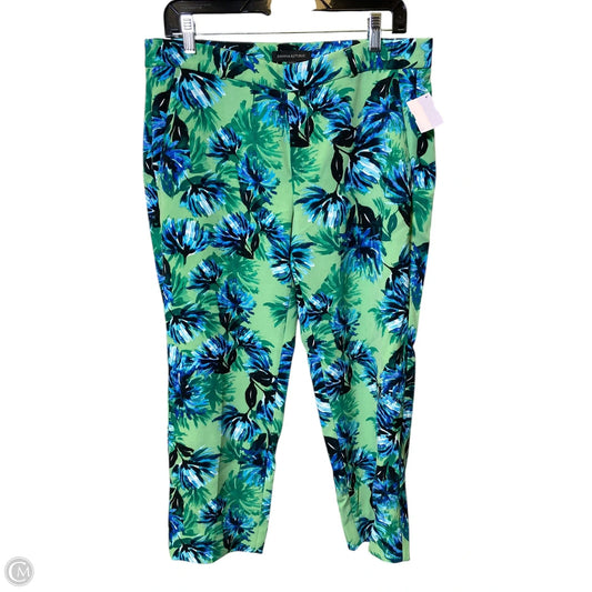 Pants Cropped By Banana Republic In Tropical Print, Size: 10