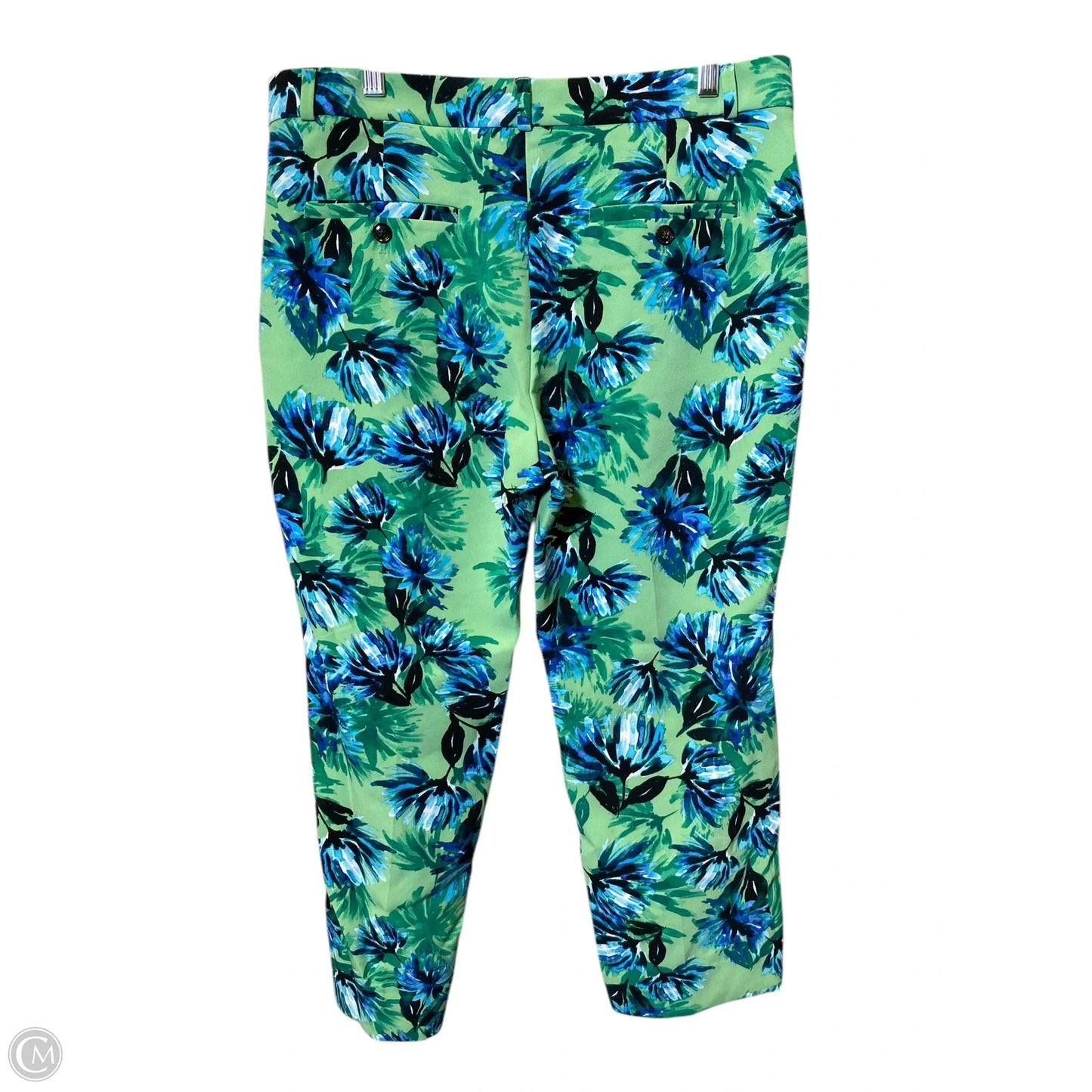 Pants Cropped By Banana Republic In Tropical Print, Size: 10