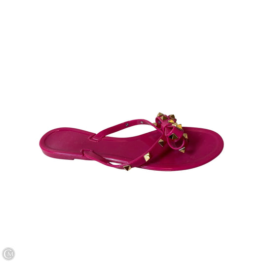 Sandals Flip Flops By Cmc In Gold & Pink, Size: 8.5