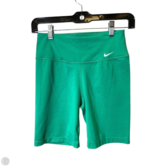 Athletic Shorts By Nike In Green, Size: S