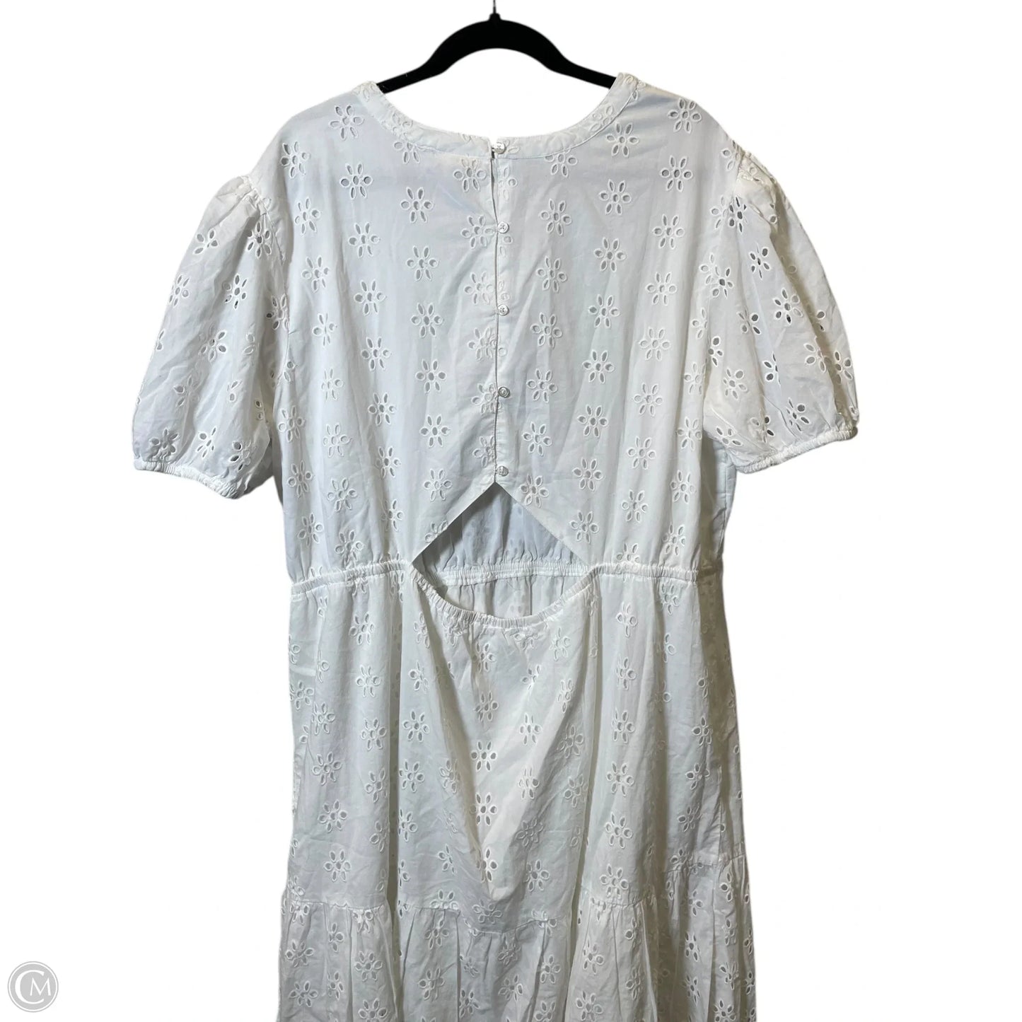 Dress Casual Midi By Ana In White, Size: 2x