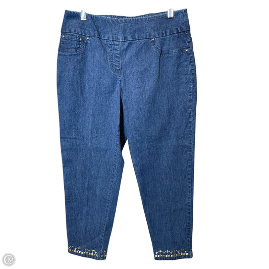 Jeans Cropped By Ruby Rd In Blue, Size: 8