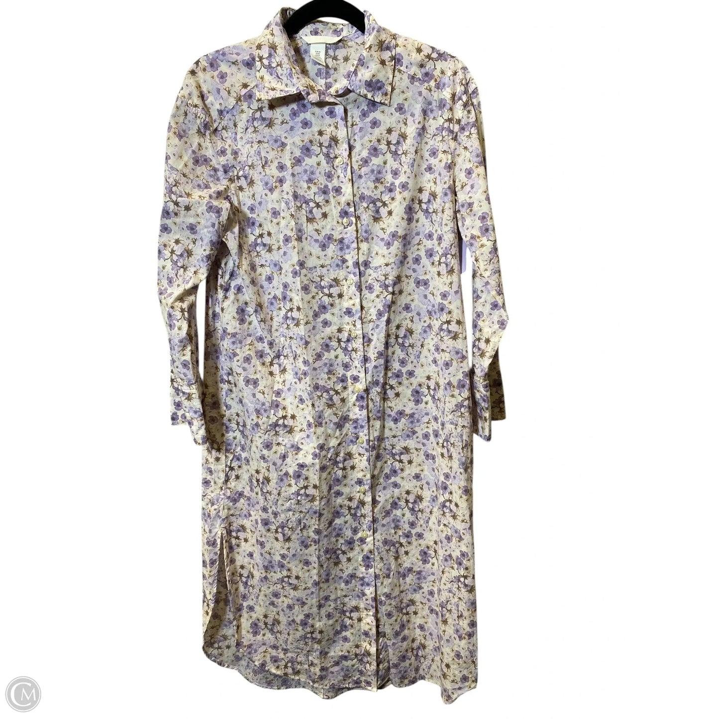 Dress Casual Midi By H&m In Floral Print, Size: Xs