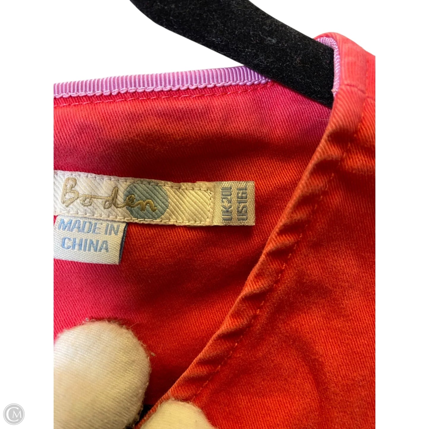 Dress Casual Midi By Boden In Pink, Size: Xl