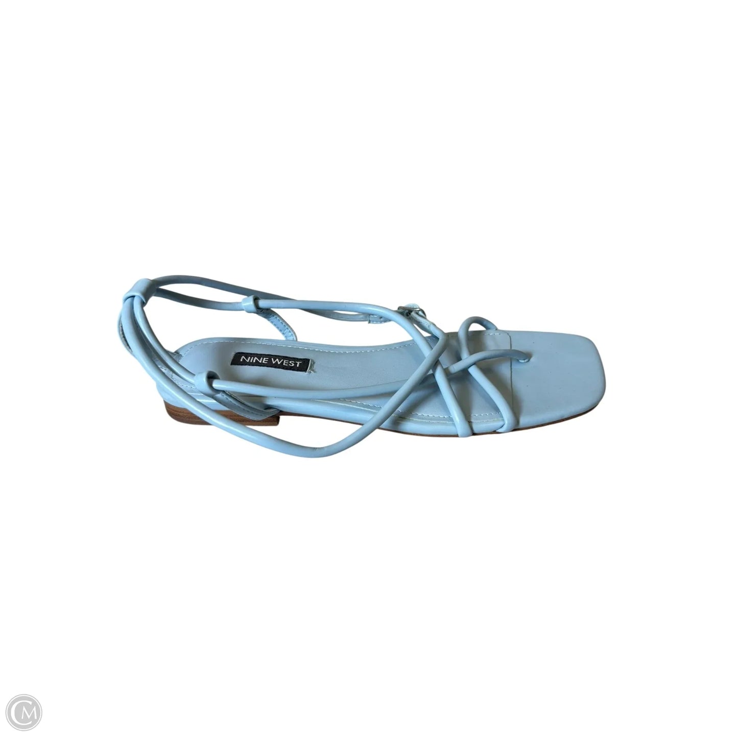 Sandals Flats By Nine West In Blue, Size: 6.5