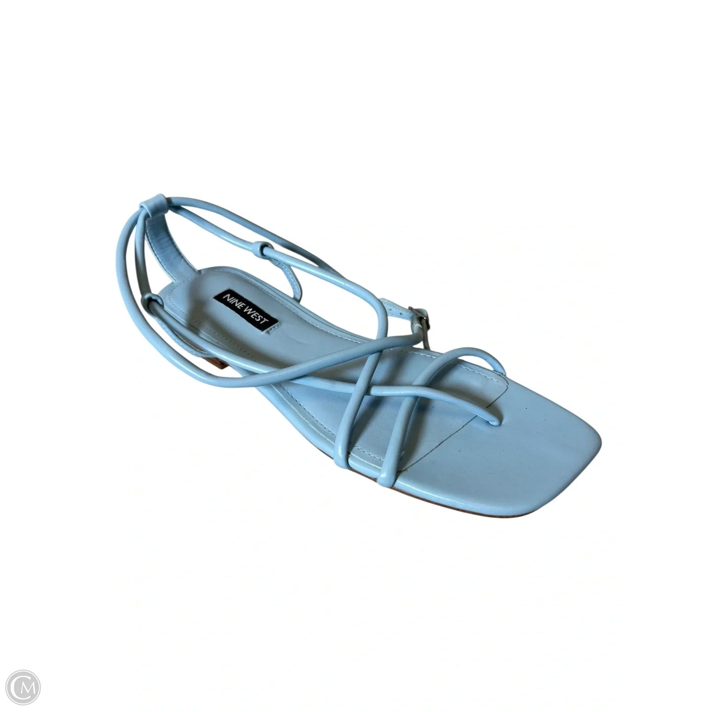 Sandals Flats By Nine West In Blue, Size: 6.5