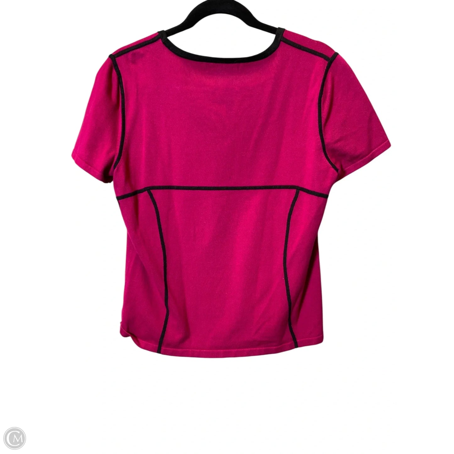 Sweater Short Sleeve By Michael By Michael Kors In Pink, Size: L