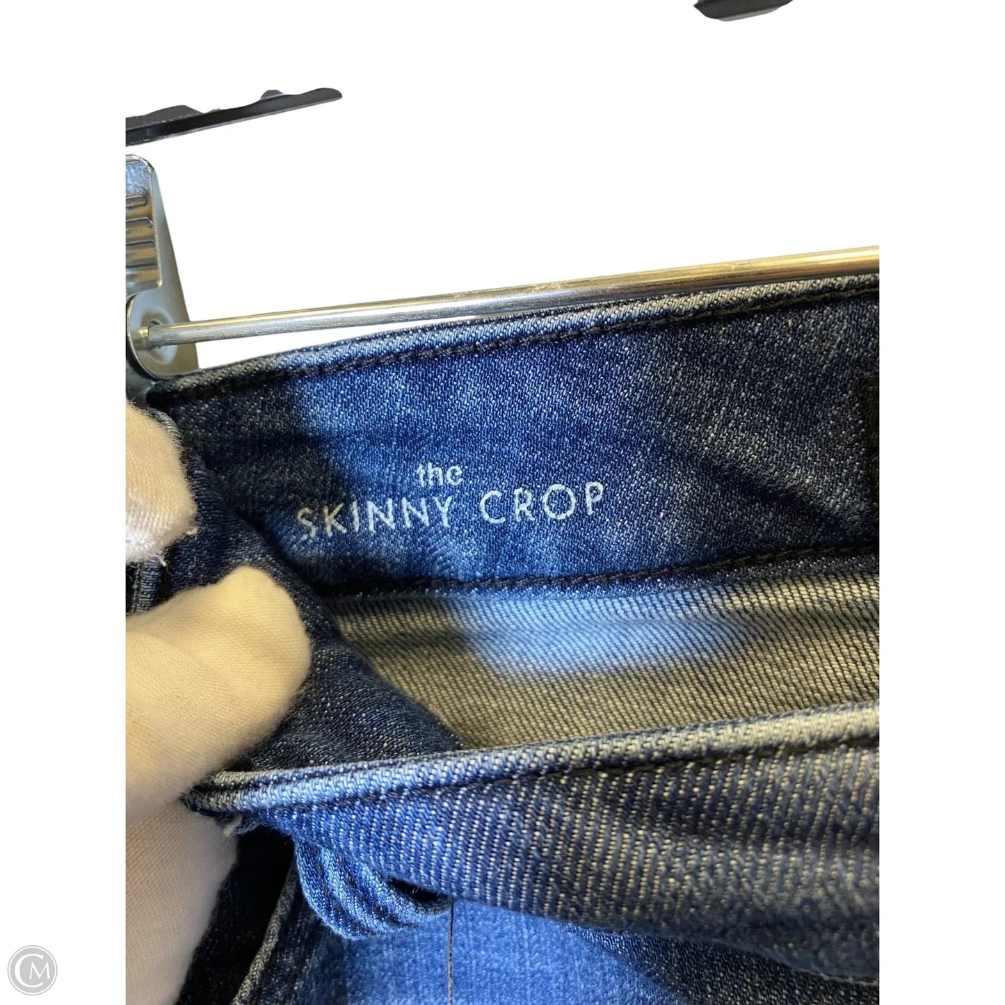 Jeans Cropped By Liverpool In Blue, Size: 12