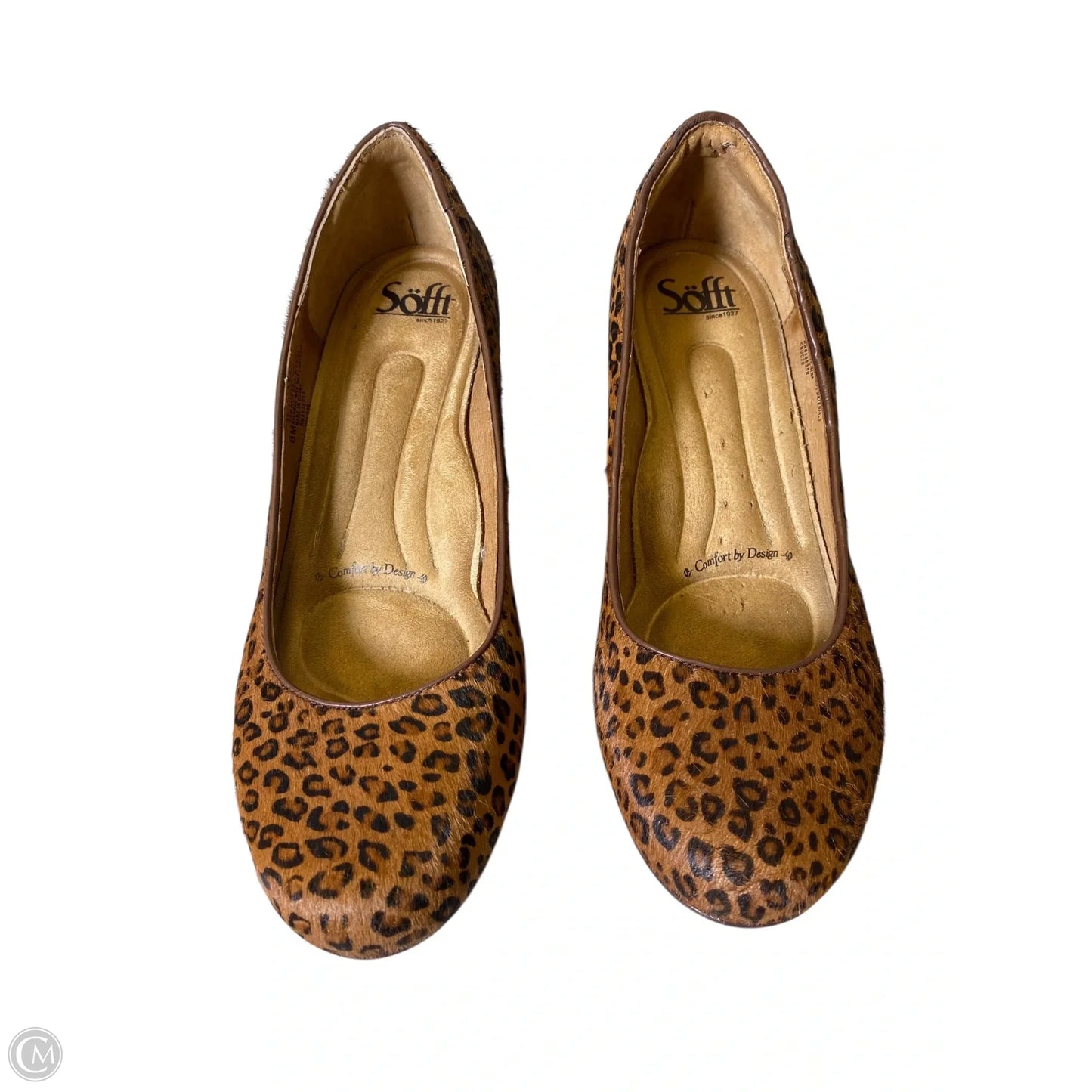 Shoes Heels Block By Sofft In Animal Print, Size: 8