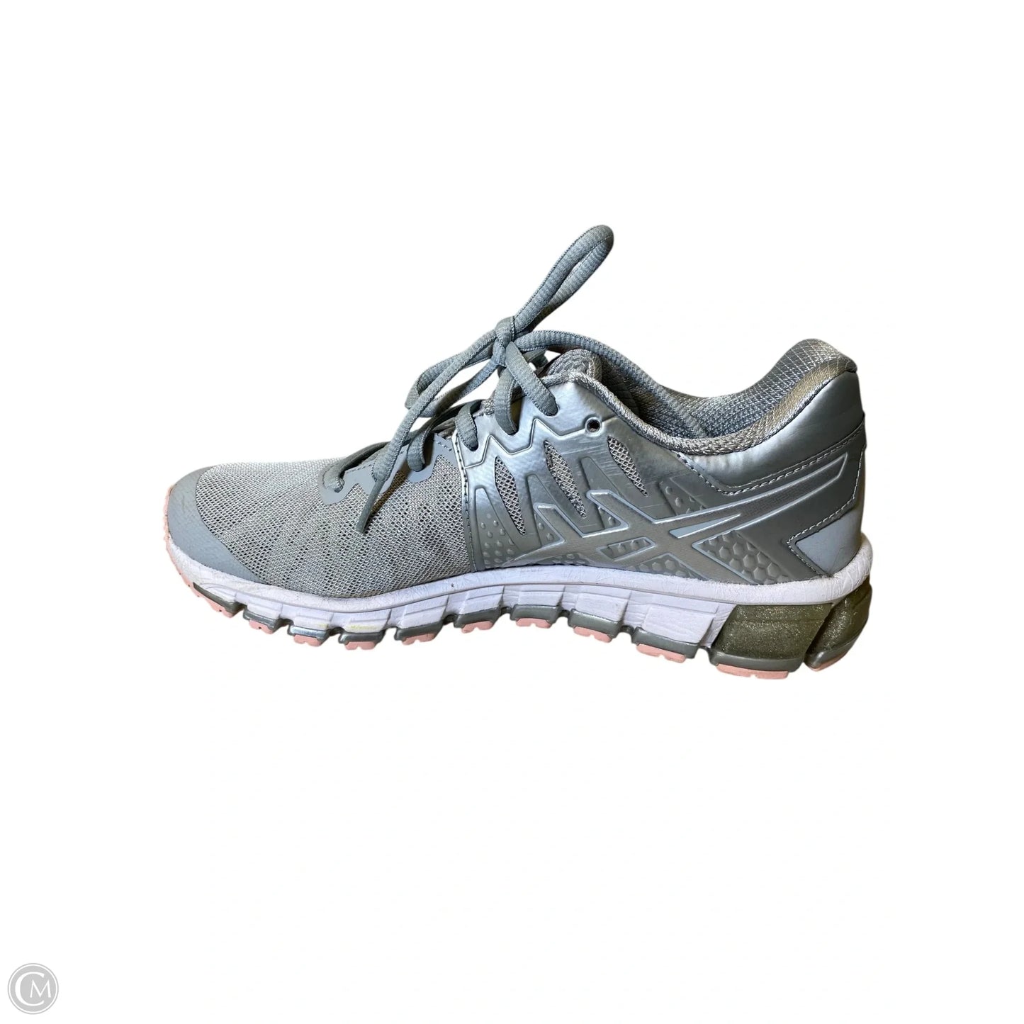 Shoes Sneakers By Asics In Grey, Size: 7.5