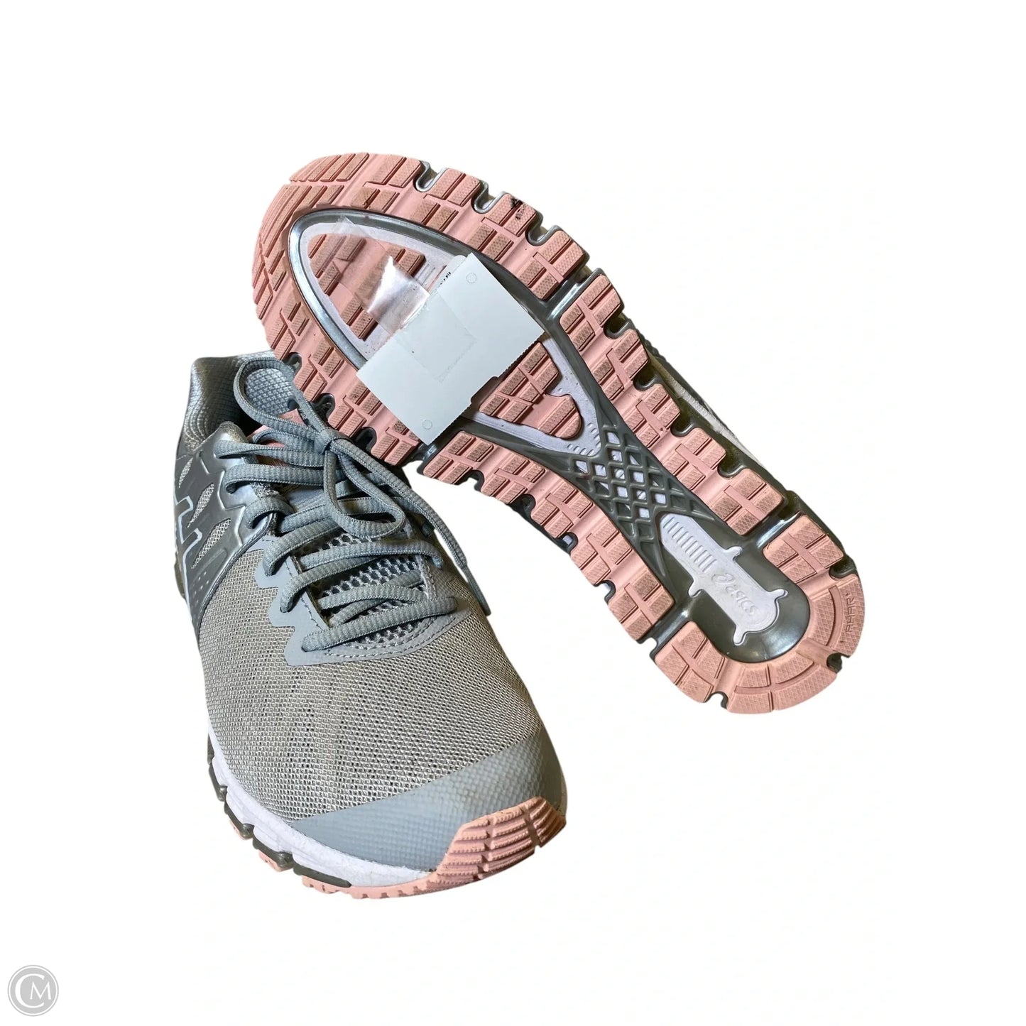 Shoes Sneakers By Asics In Grey, Size: 7.5