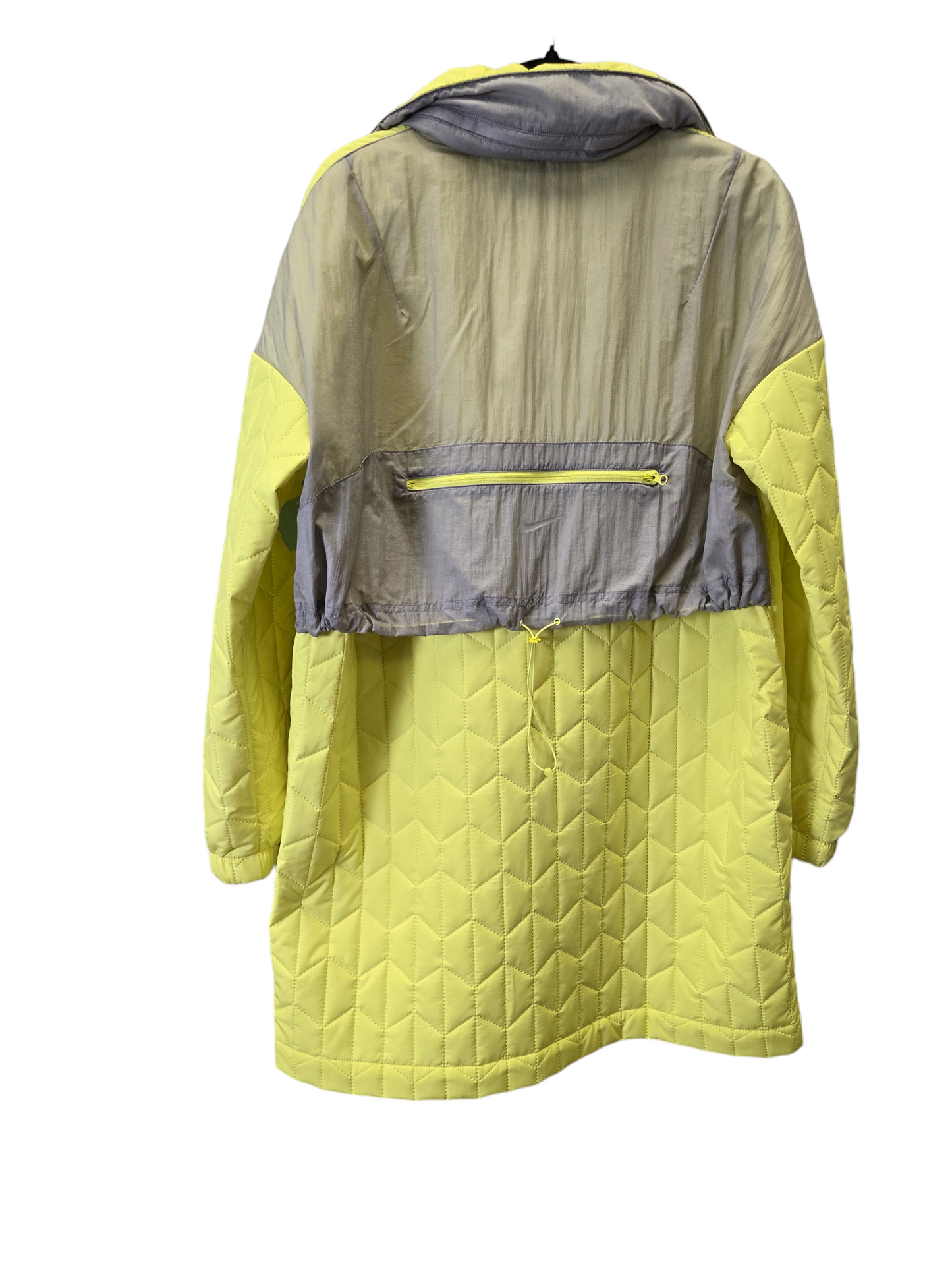 Chartreuse Coat Raincoat Nike, Size M