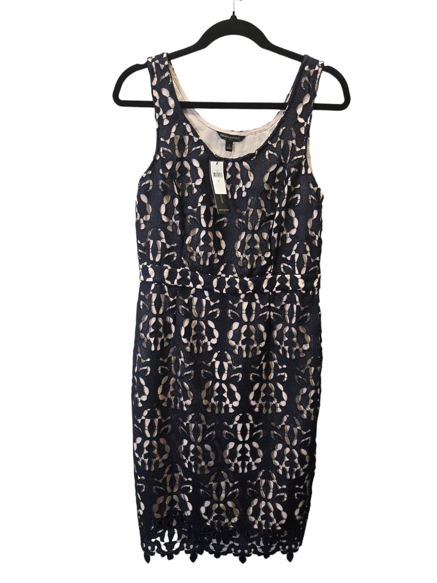 Navy Dress Party Midi Banana Republic, Size M