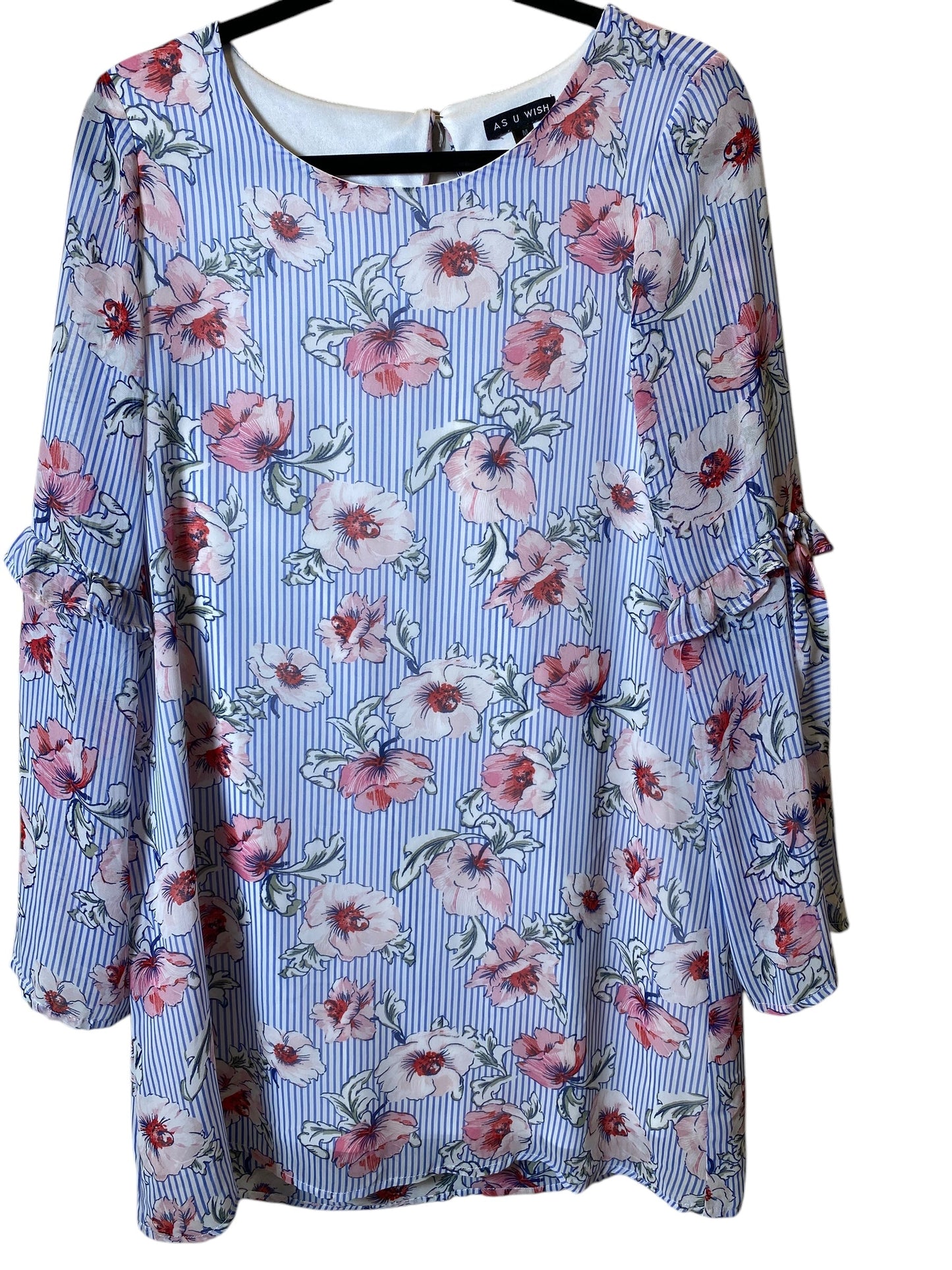 Dress Casual Short By As U Wish In Floral Print, Size: M