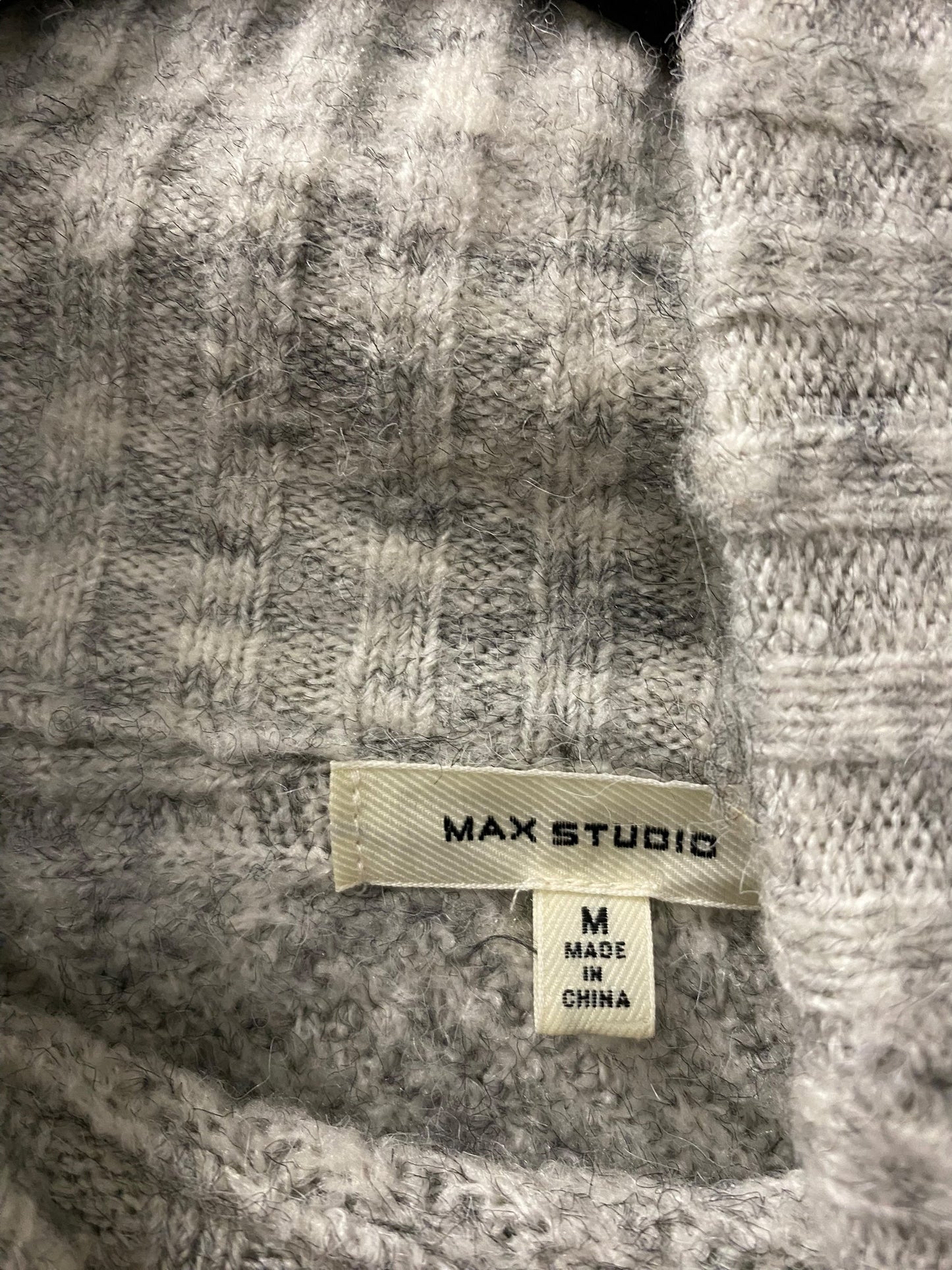 Sweater By Max Studio In Grey, Size: M