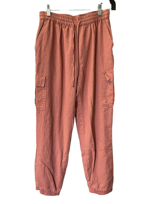 Pants Linen By Love Tree In Peach, Size: 12