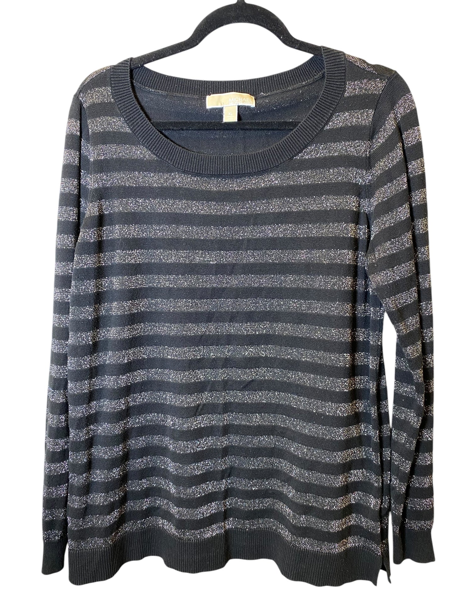 Sweater By Michael By Michael Kors In Striped Pattern, Size: Xl