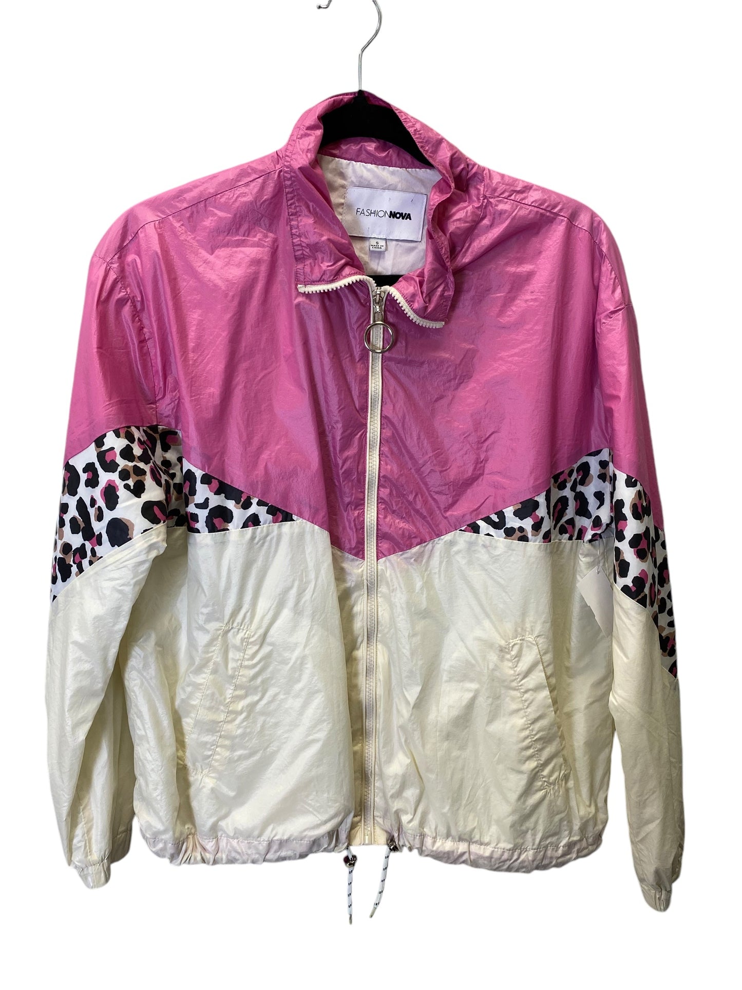 JACKET WINDBREAKER FASHION NOVA in ANIMAL PRINT, Size: S