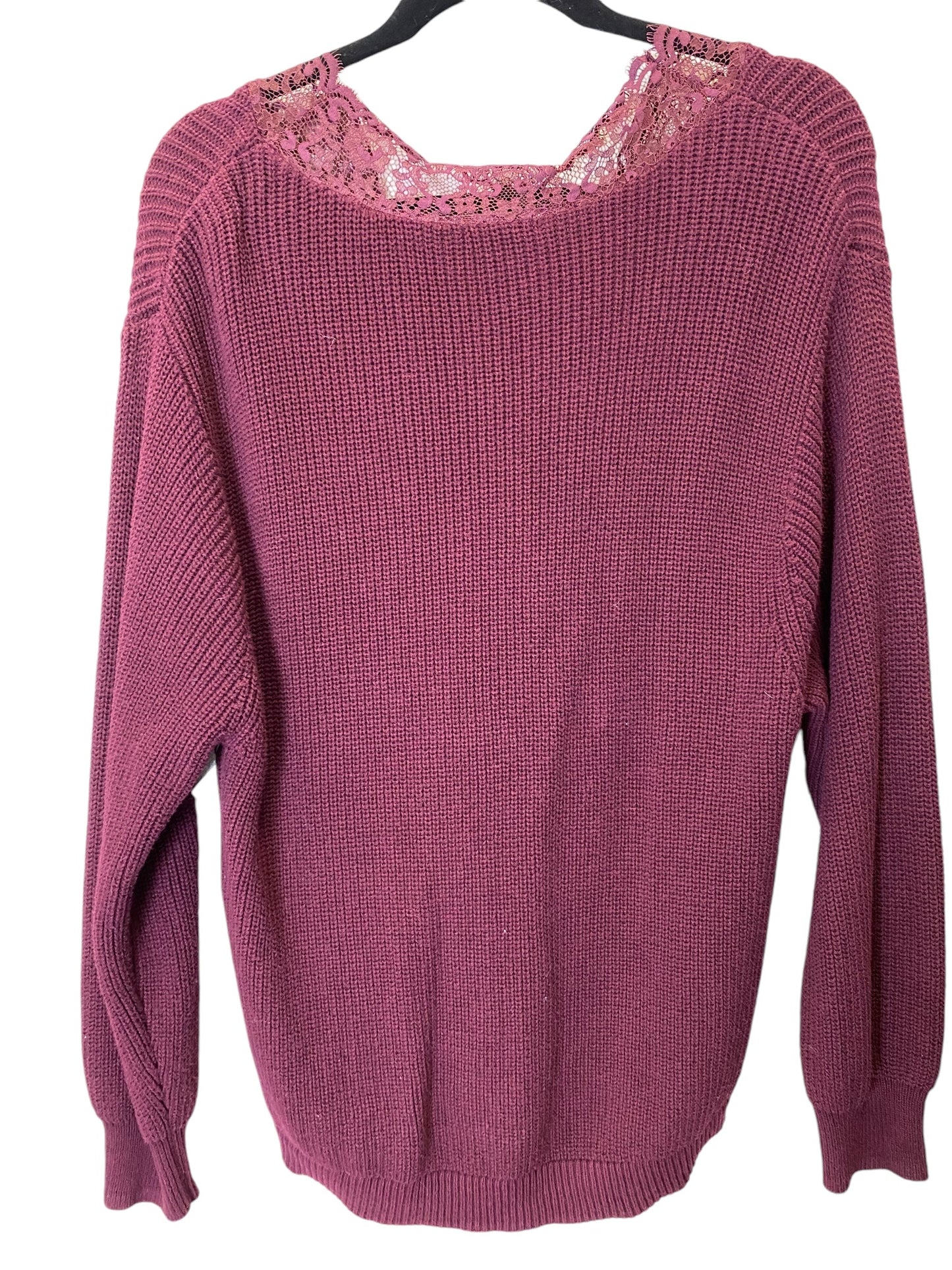 Sweater By H&m In Mauve, Size: S