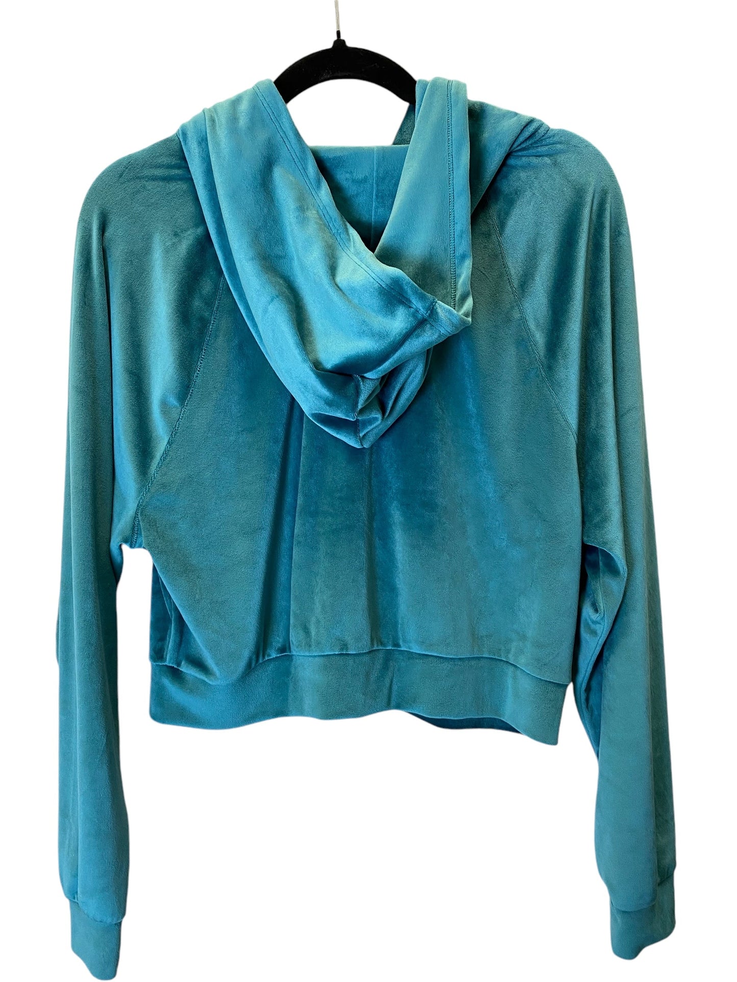 Sweatshirt Hoodie By Victorias Secret In Teal, Size: S