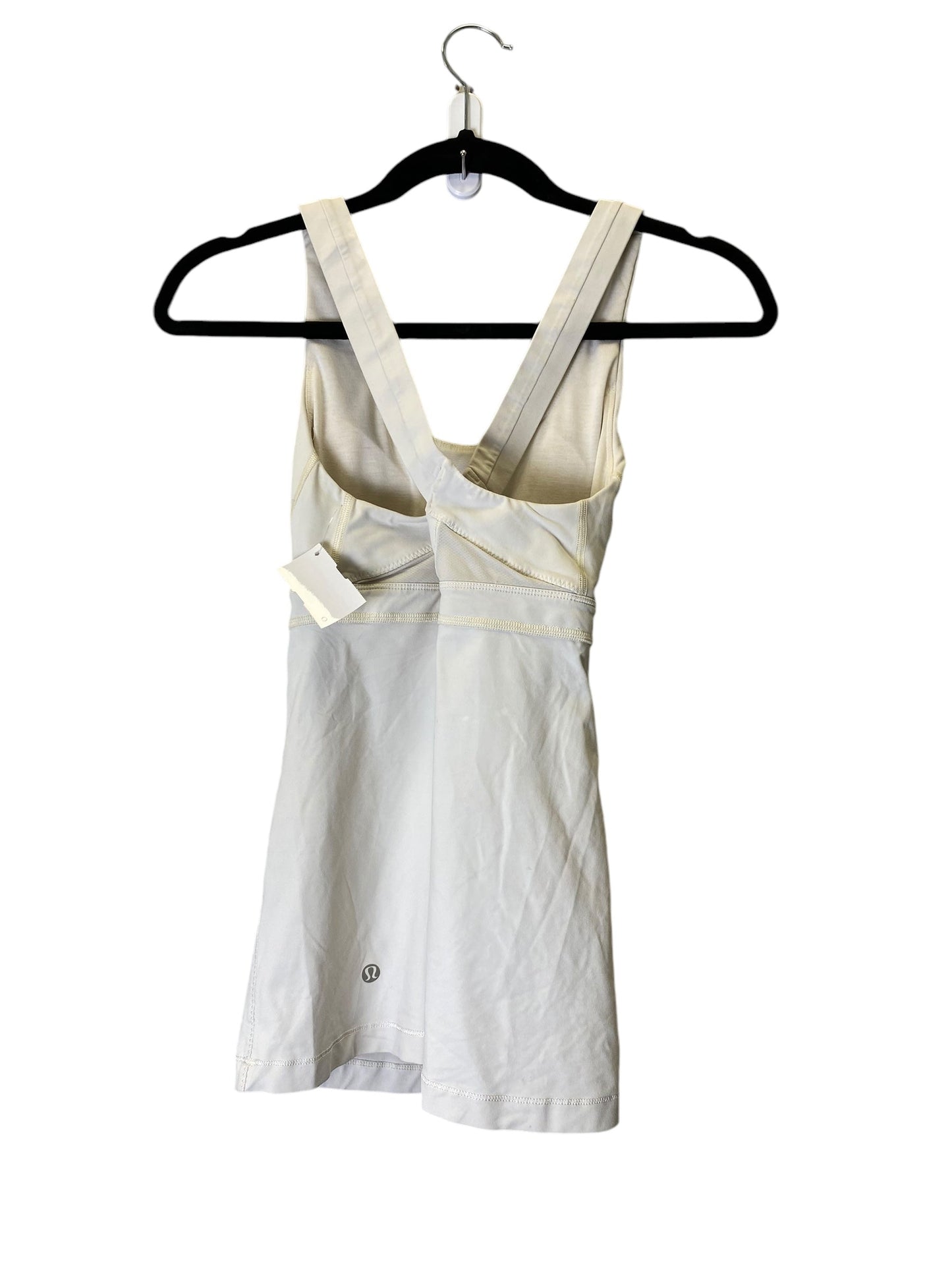 Athletic Tank Top By Lulu In Cream, Size: Xs