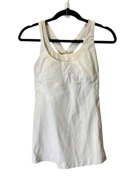 Athletic Tank Top By Lulu In Cream, Size: Xs