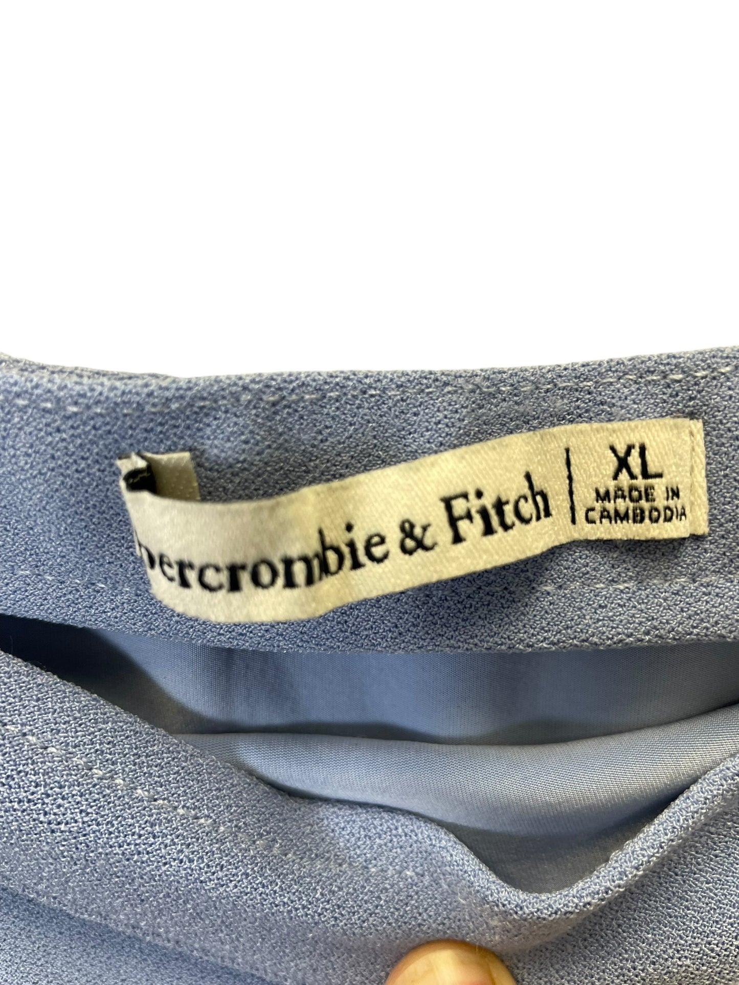 Skirt Midi By Abercrombie And Fitch In Blue, Size: 16