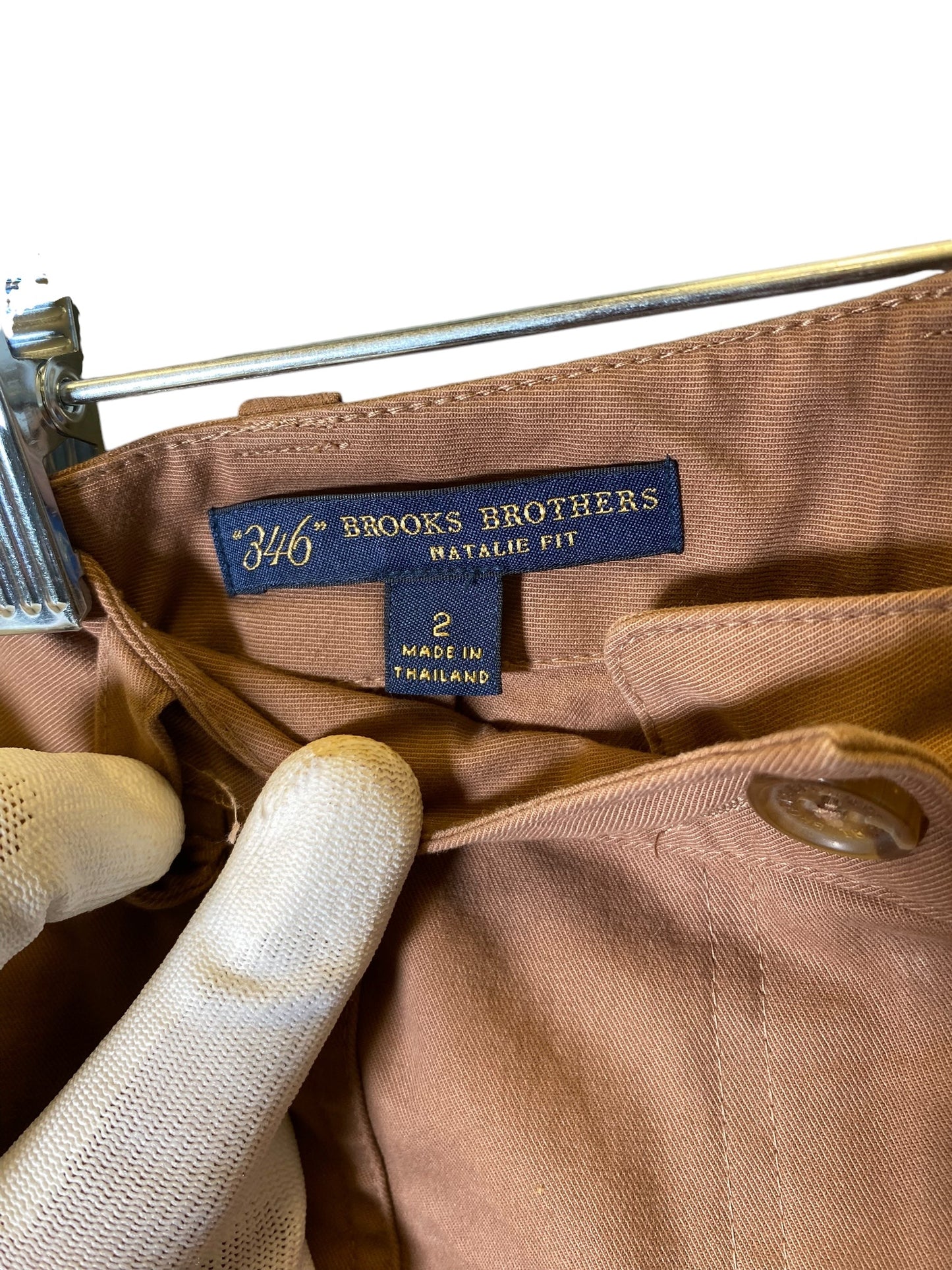 Pants Cargo & Utility By Brooks Brothers In Brown, Size: 2