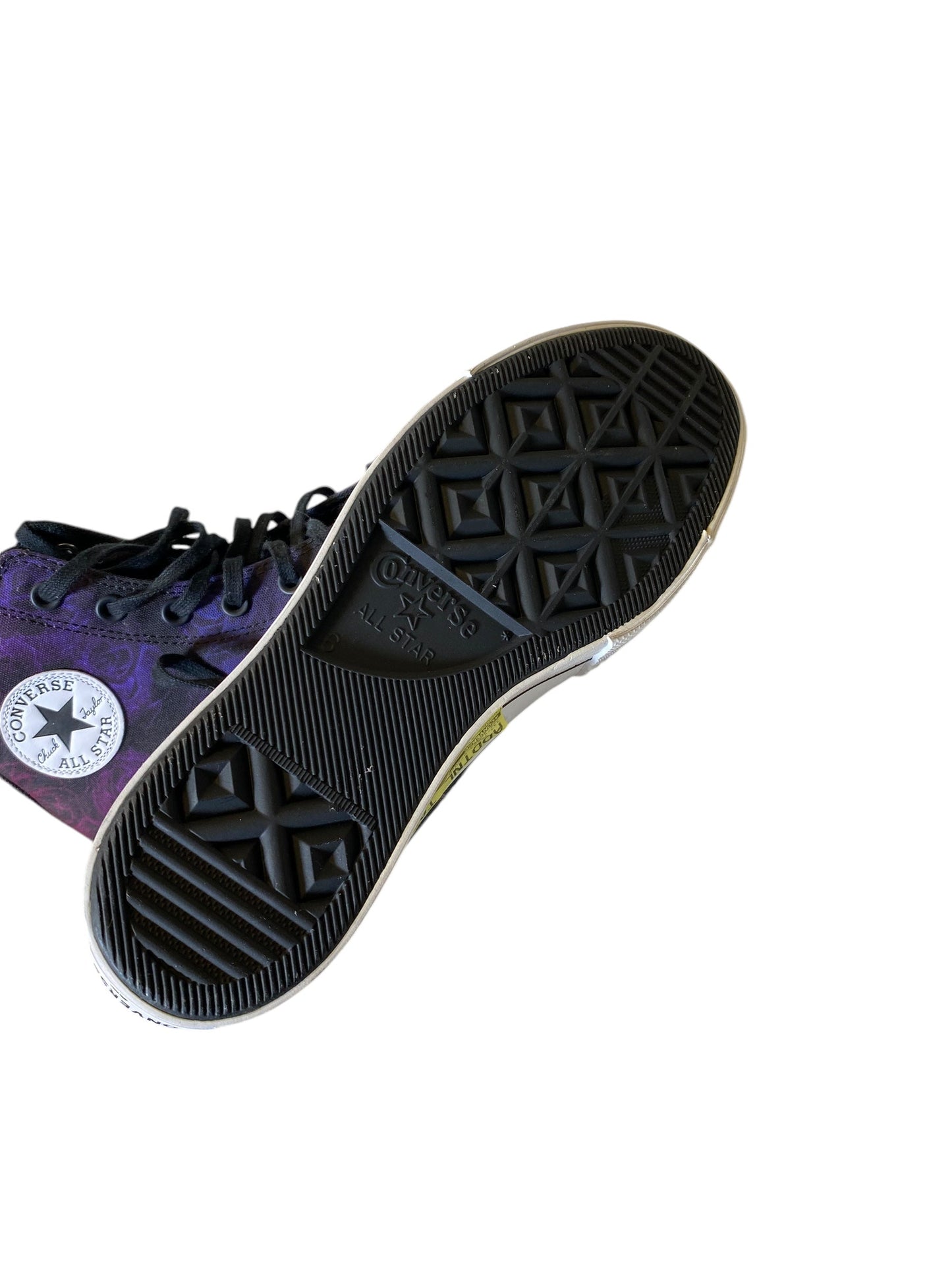 Shoes Athletic By Converse In Black & Purple, Size: 8