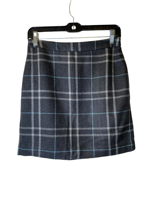 Skirt Mini & Short By Loft In Plaid Pattern, Size: 2p