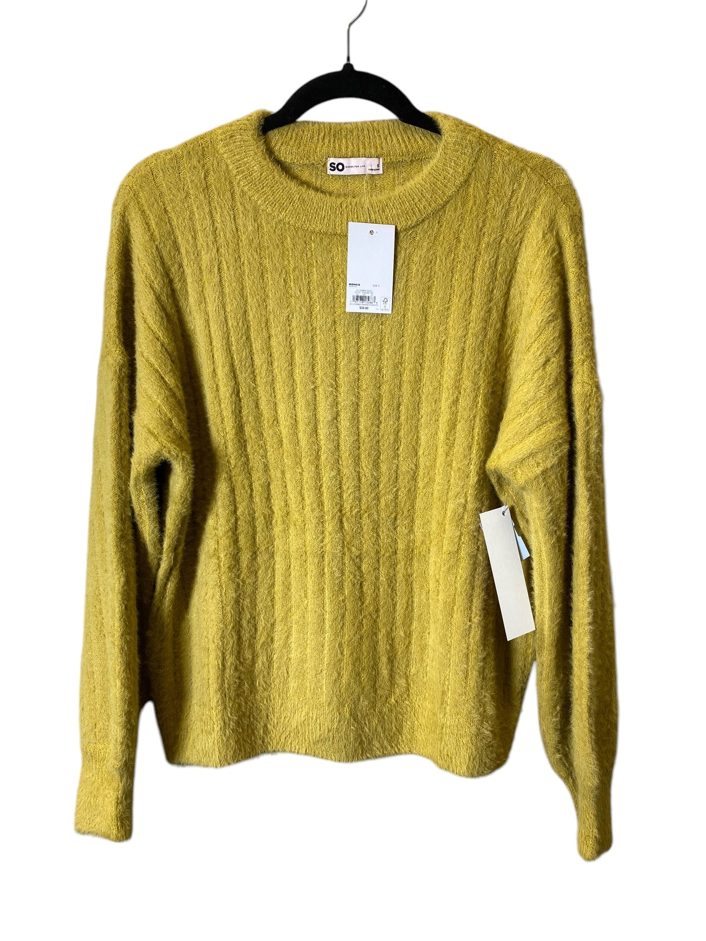 Sweater By So In Yellow, Size: S