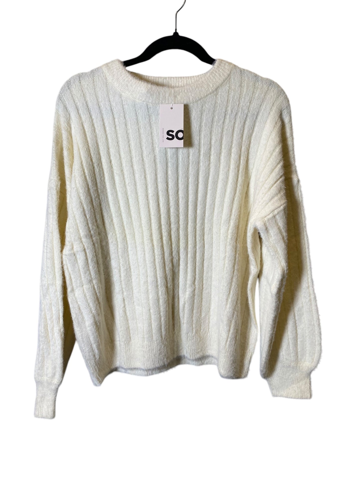 Sweater By So In Cream, Size: S