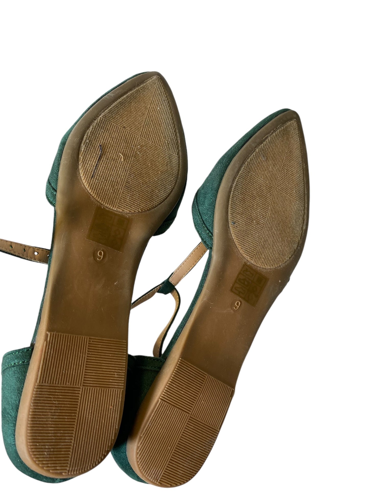 Shoes Flats By Modcloth In Green, Size: 9