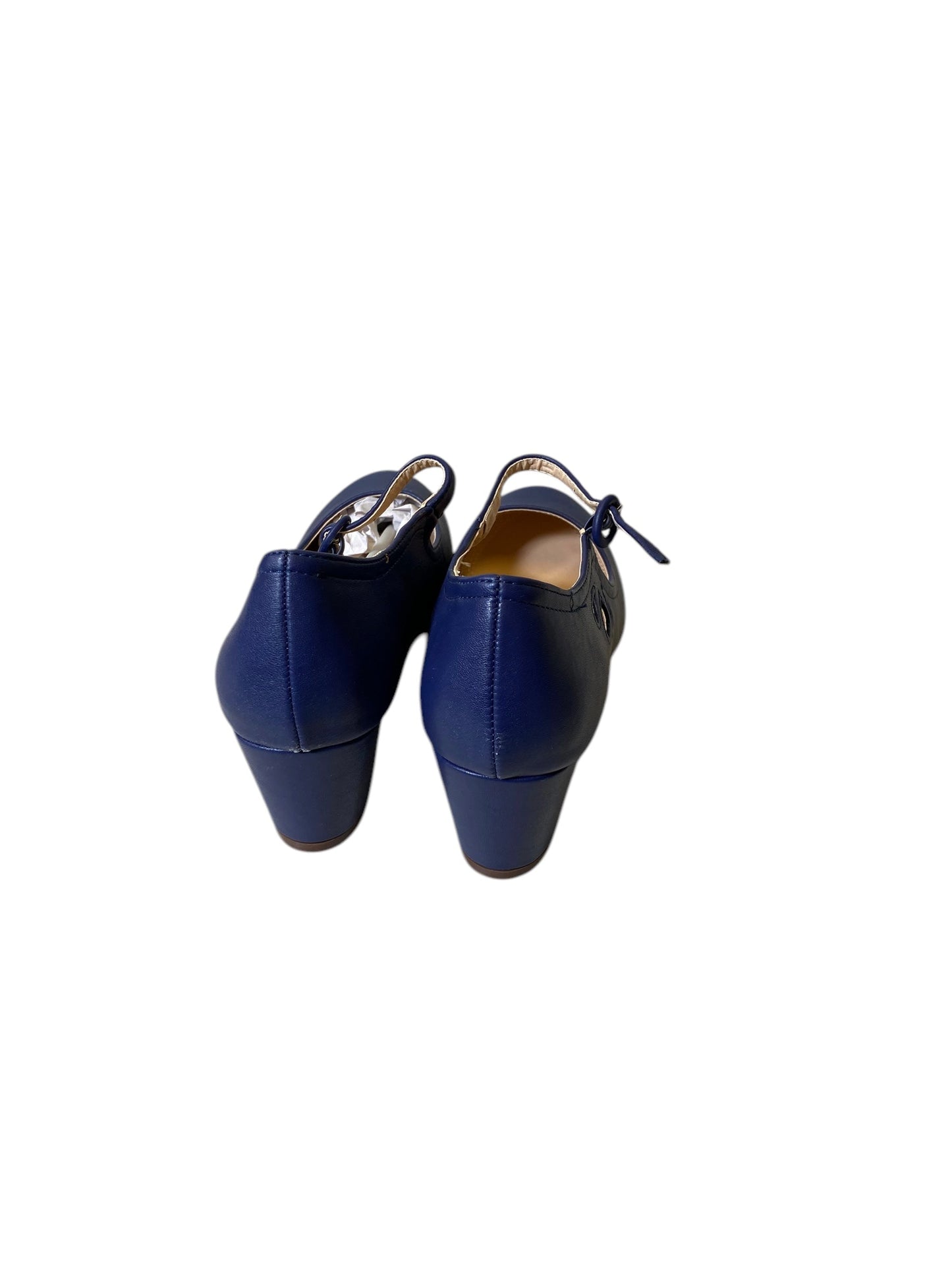 Shoes Heels Block By Cmc In Blue, Size: 9