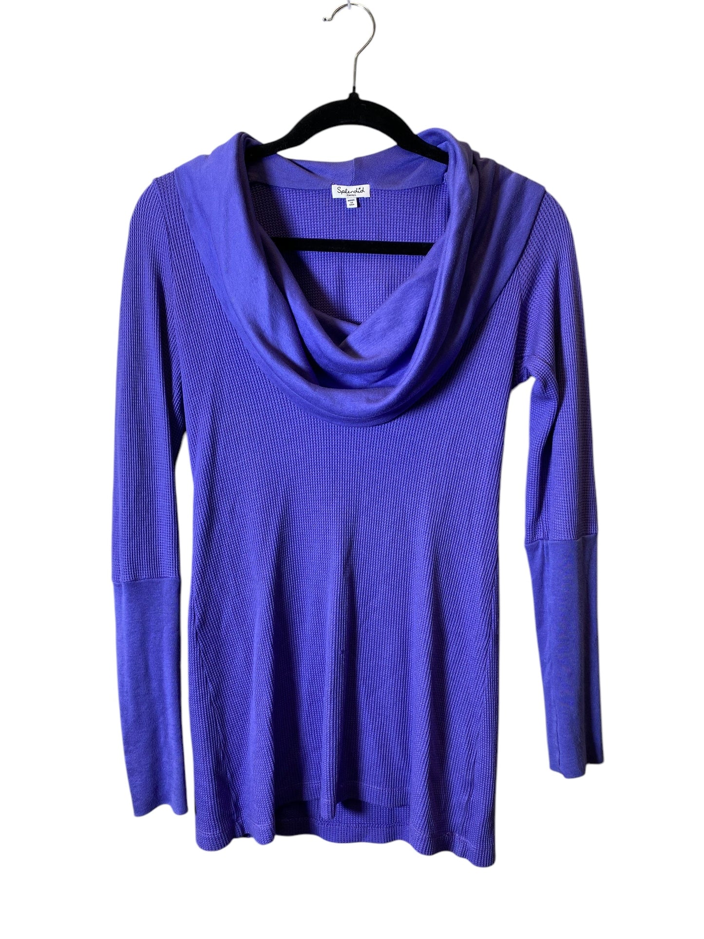 Top Long Sleeve By Splendid In Purple, Size: S