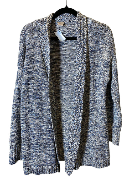 Cardigan By Chicos In Blue & Grey, Size: M