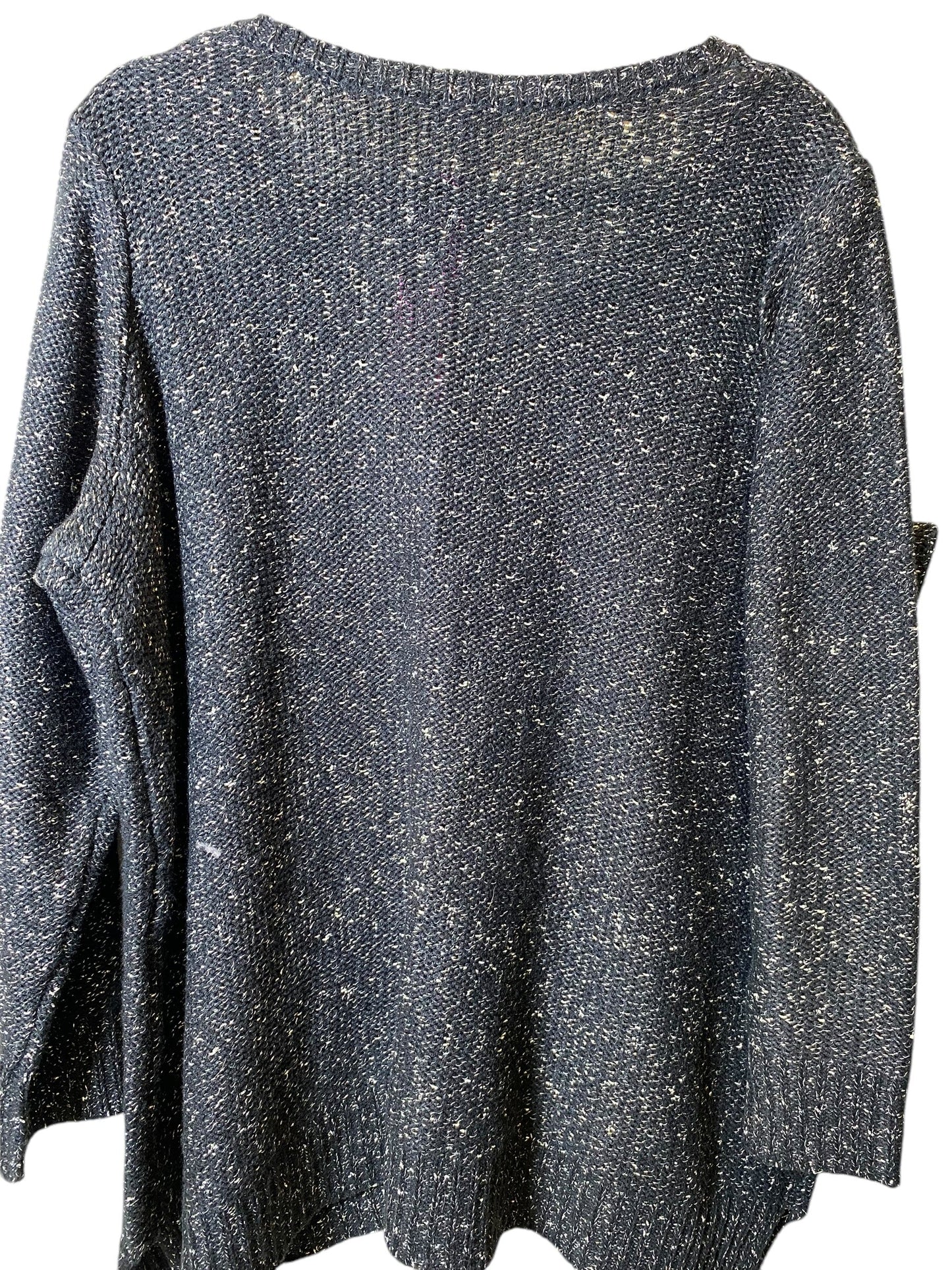 Sweater By Faded Glory In Grey, Size: 2x