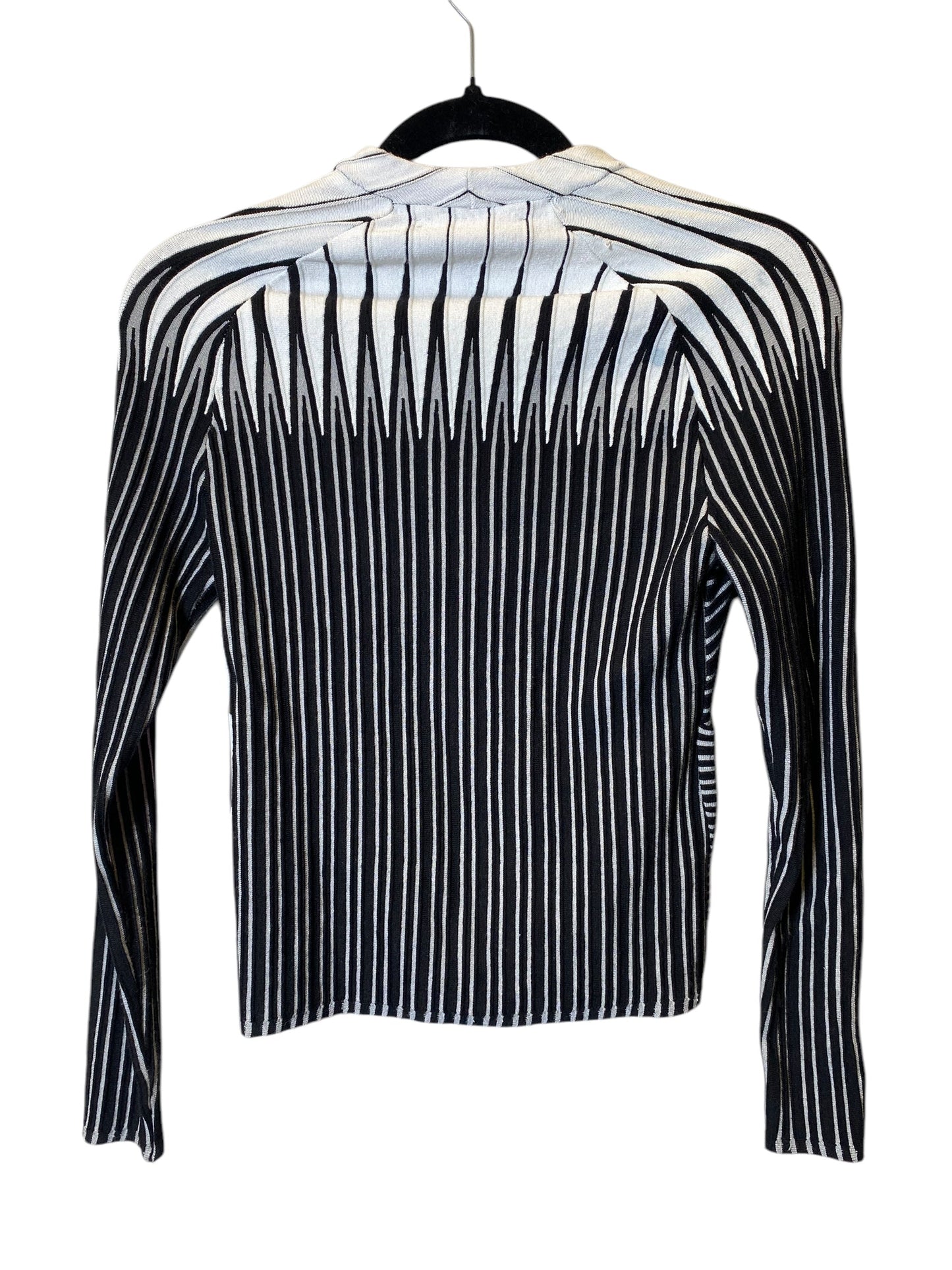 Top Long Sleeve By White House Black Market In Black & White, Size: Xs