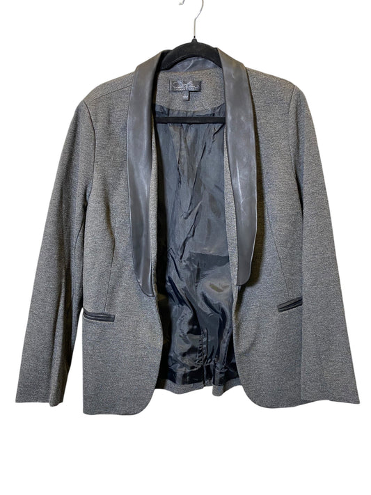 Blazer By Diane Gilman In Black & Grey, Size: L